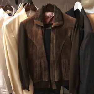 Vintage Suede bomber style jacket